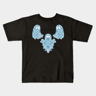 Halloween Ghost Native Ojibwe Floral by Niibidoon Kids T-Shirt